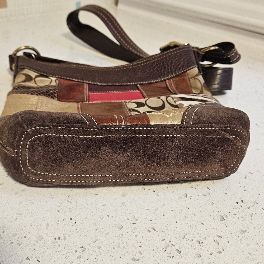 Y2k Coach Patchwork Crossbody Purse - Picture 7 of 10
